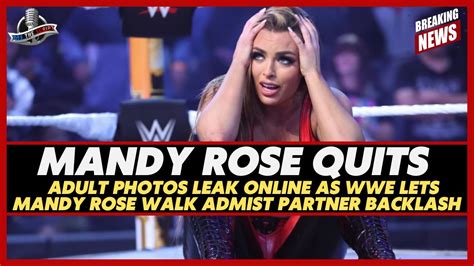 mandy rose.leaked|WWE star Mandy Rose turfed after raunchy photos surface